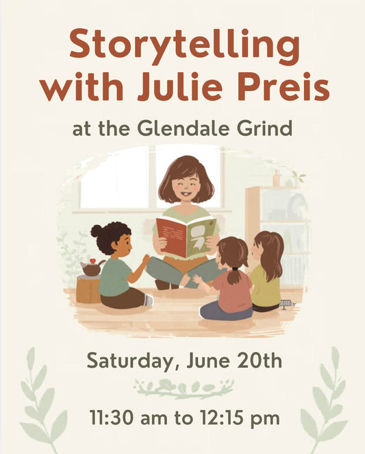 Join Me for Storytime at the Glendale Grind
