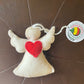 Handmade Felt Angel Ornament